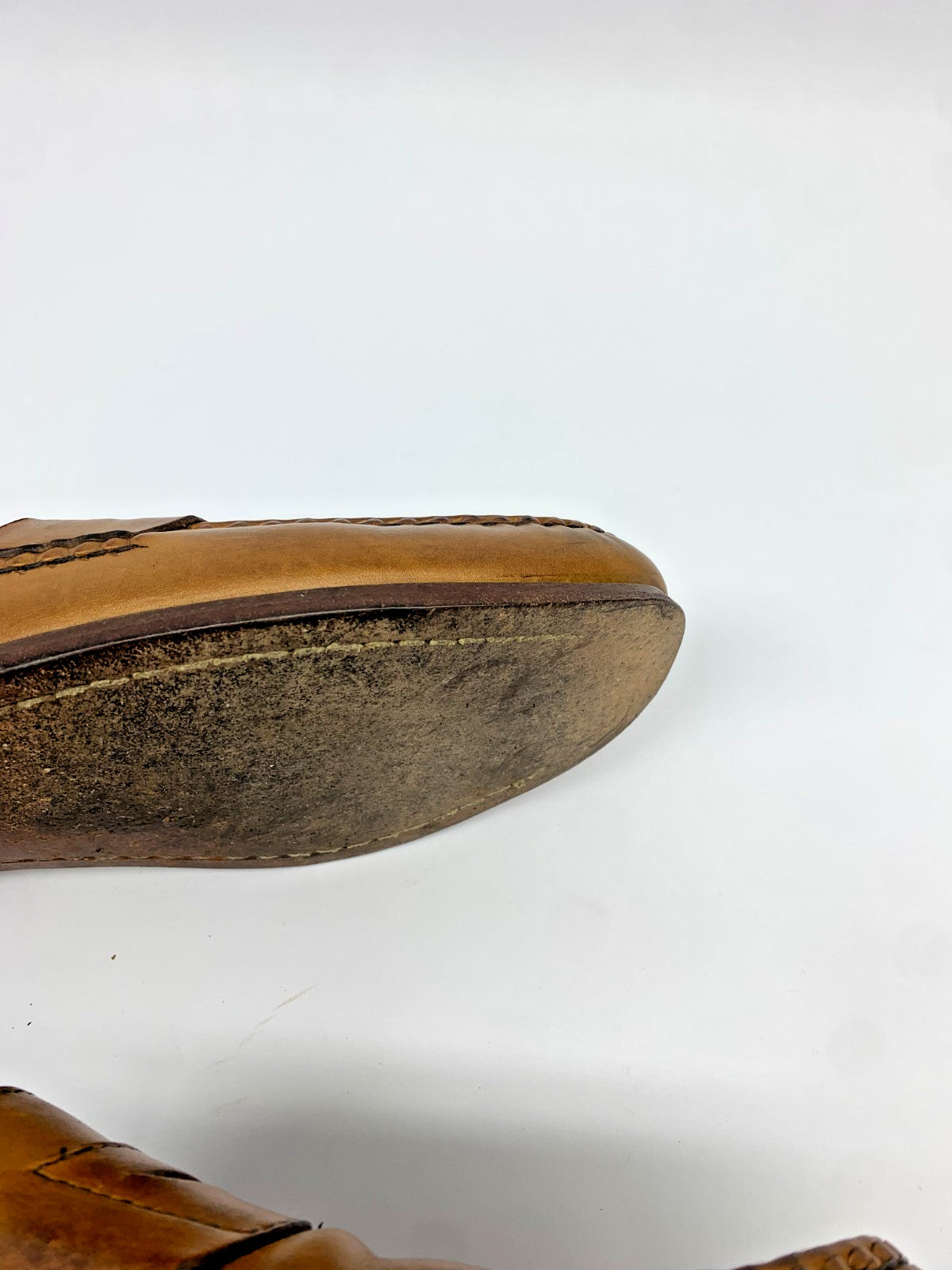Allen Edmonds Cavanaugh Penny Loafers Men 11.5 B Brown Leather Made in USA photo 11