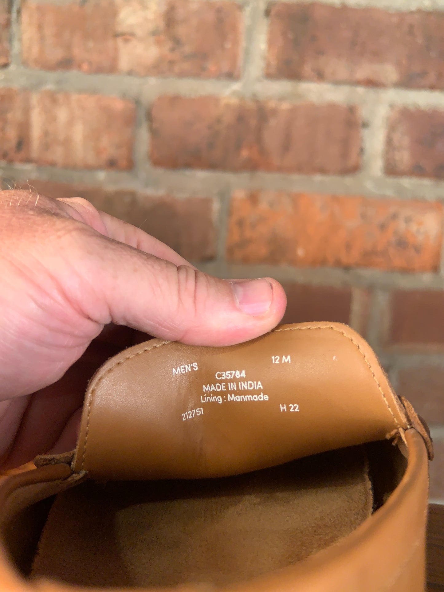Cole Haan Men’s 12 M Tan Leather Bit Driving Loafers Moc Toe Driver Shoes