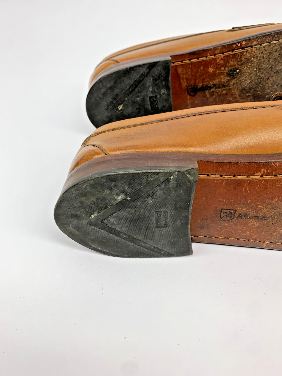 Allen Edmonds Cavanaugh Penny Loafers Men 11.5 B Brown Leather Made in USA photo 9