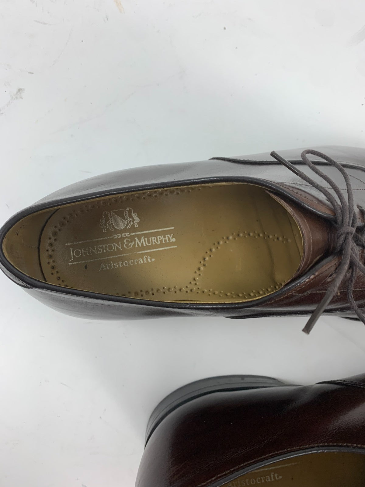 Johnston & Murphy Aristocraft Men's 7.5D Cap Toe Oxford Shoes - Made in USA photo 9
