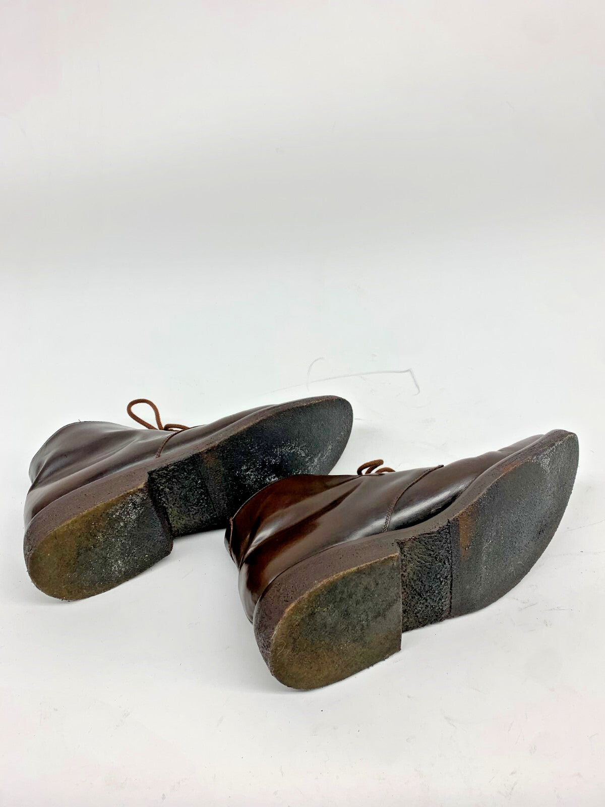 Gucci Men’s Dark Brown Leather Chukka Boots US 10 Made in Italy Luxury Designer photo 10
