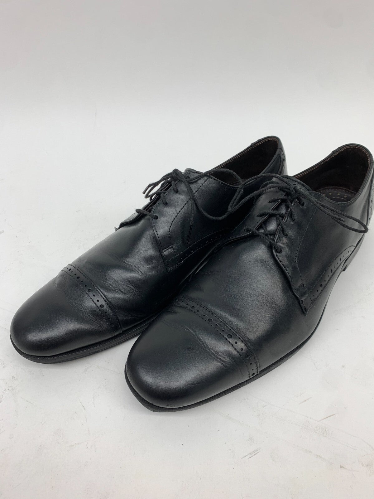 Allen Edmonds Black Cap-Toe Oxford Dress Shoes – Size 9.5 B (Narrow) photo 1