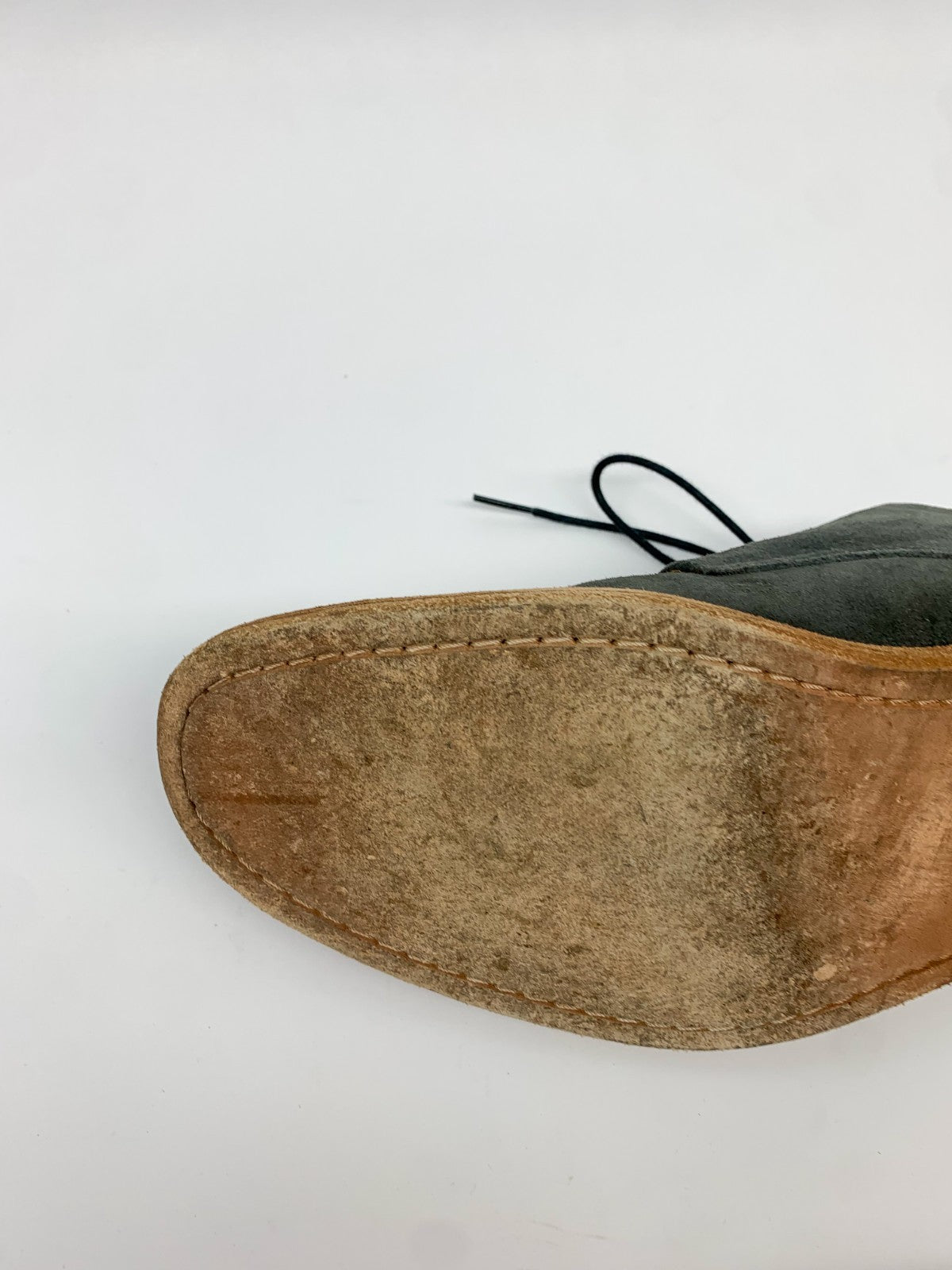 Frye Men’s Gray Suede Oxford Dress Shoes – Size 11 D – Classic Style, Quality photo 11