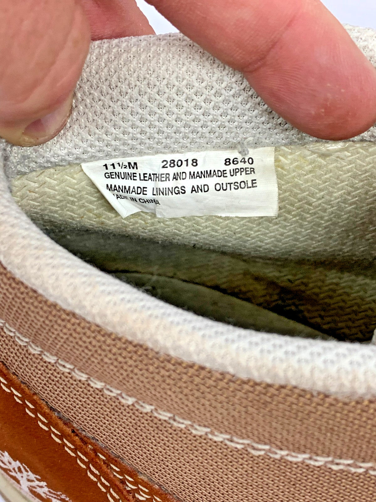 Timberland Men’s Euro Hiker Nubuck & Canvas Mid Boots – Wheat Brown – Size 11.5 photo 9