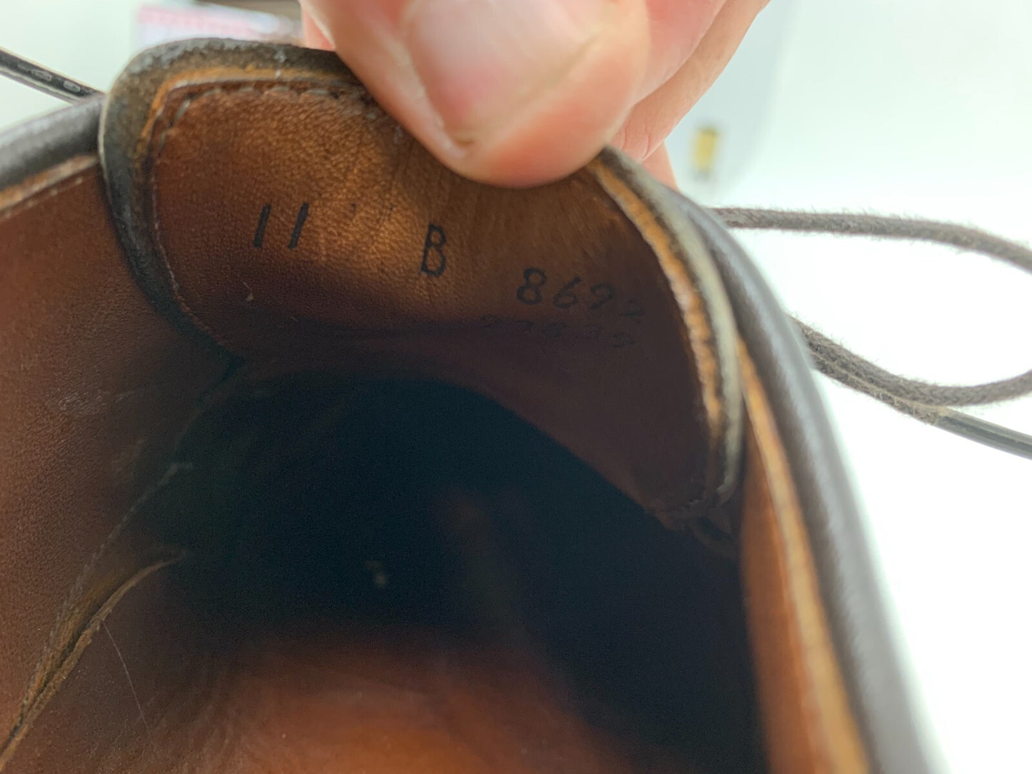 Allen Edmonds Black Cap-Toe Derby Dress Shoes – Size 11 B – Made in USA photo 15