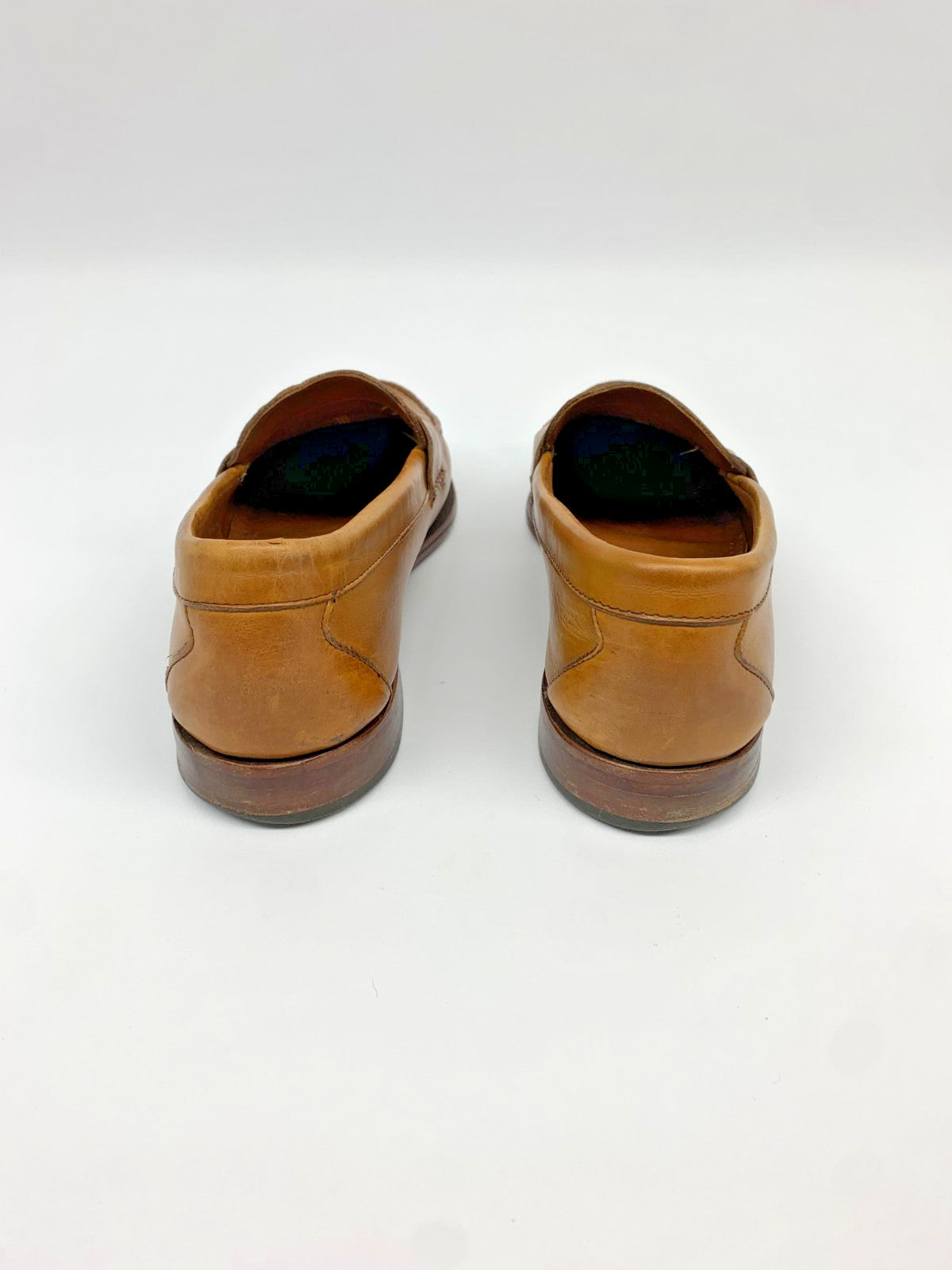 Allen Edmonds Cavanaugh Penny Loafers Men 11.5 B Brown Leather Made in USA photo 3