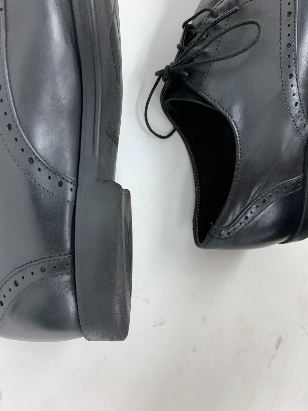 Allen Edmonds Black Cap-Toe Oxford Dress Shoes – Size 9.5 B (Narrow) photo 12