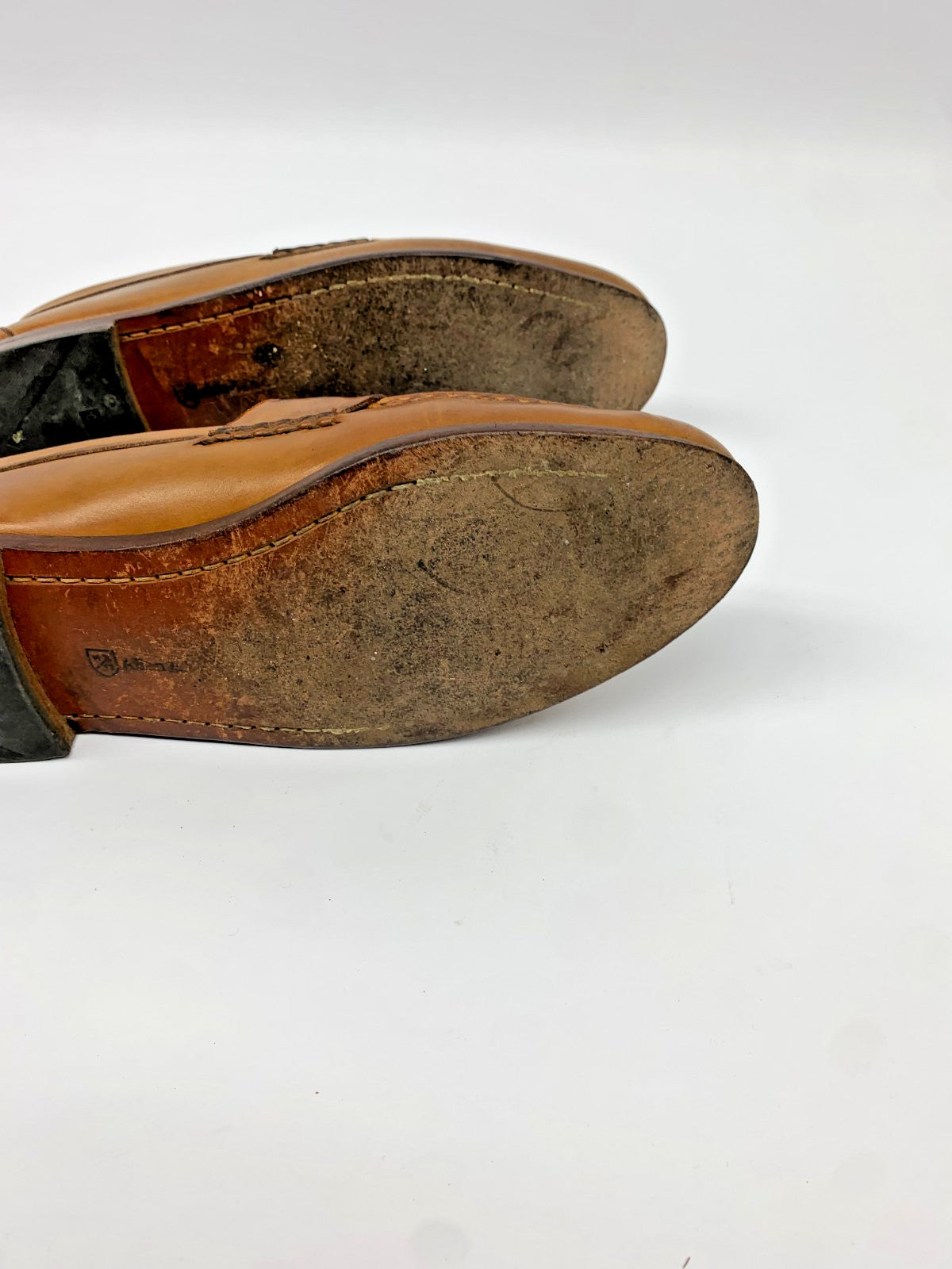 Allen Edmonds Cavanaugh Penny Loafers Men 11.5 B Brown Leather Made in USA photo 8