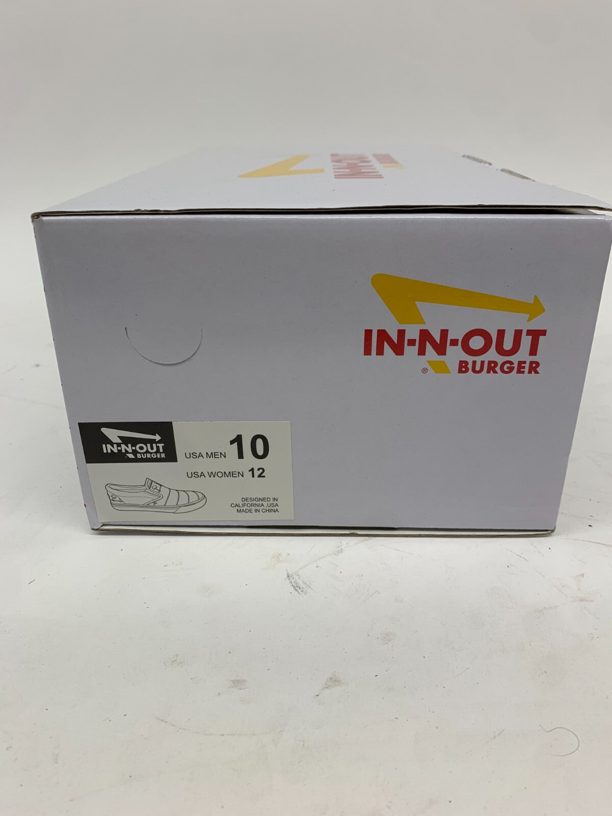 🔥 In-N-Out Burger Limited Edition Sneakers Men’s 10 D – Fast Food Streetwear photo 2