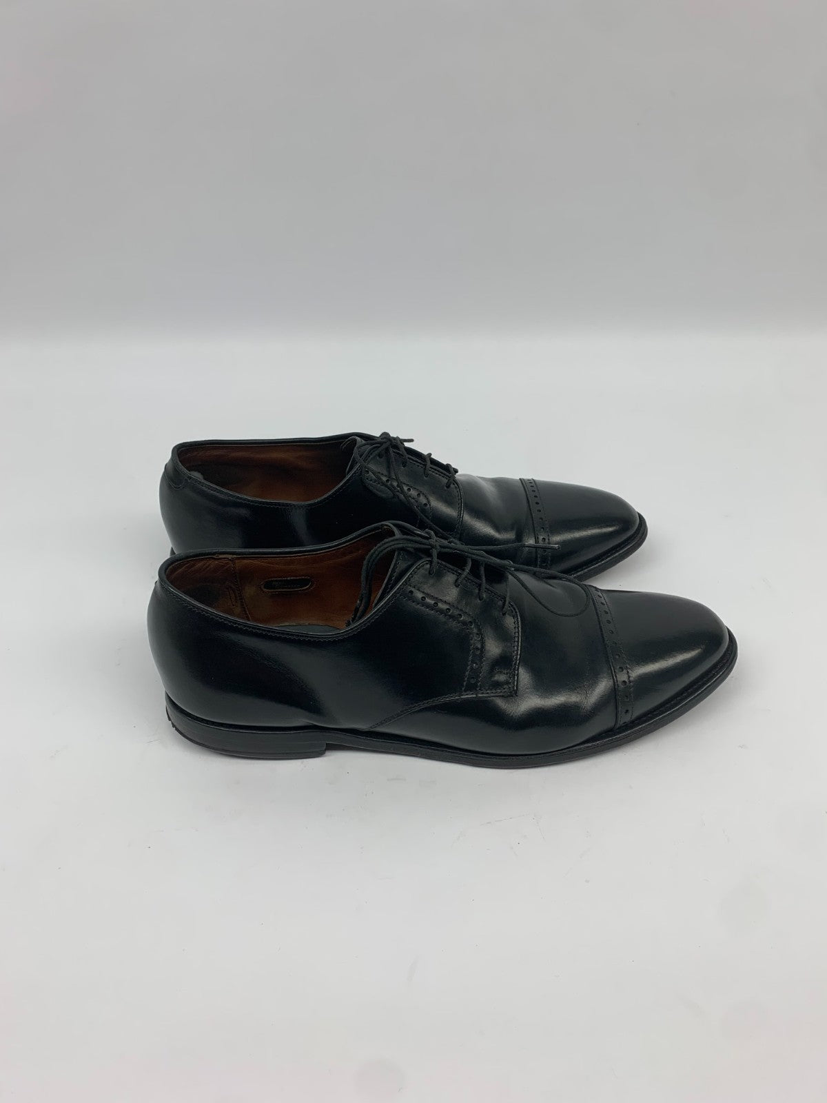 Allen Edmonds Clifton Black Leather Cap-Toe Oxford Dress Shoes Men’s 11.5 D USA photo 5