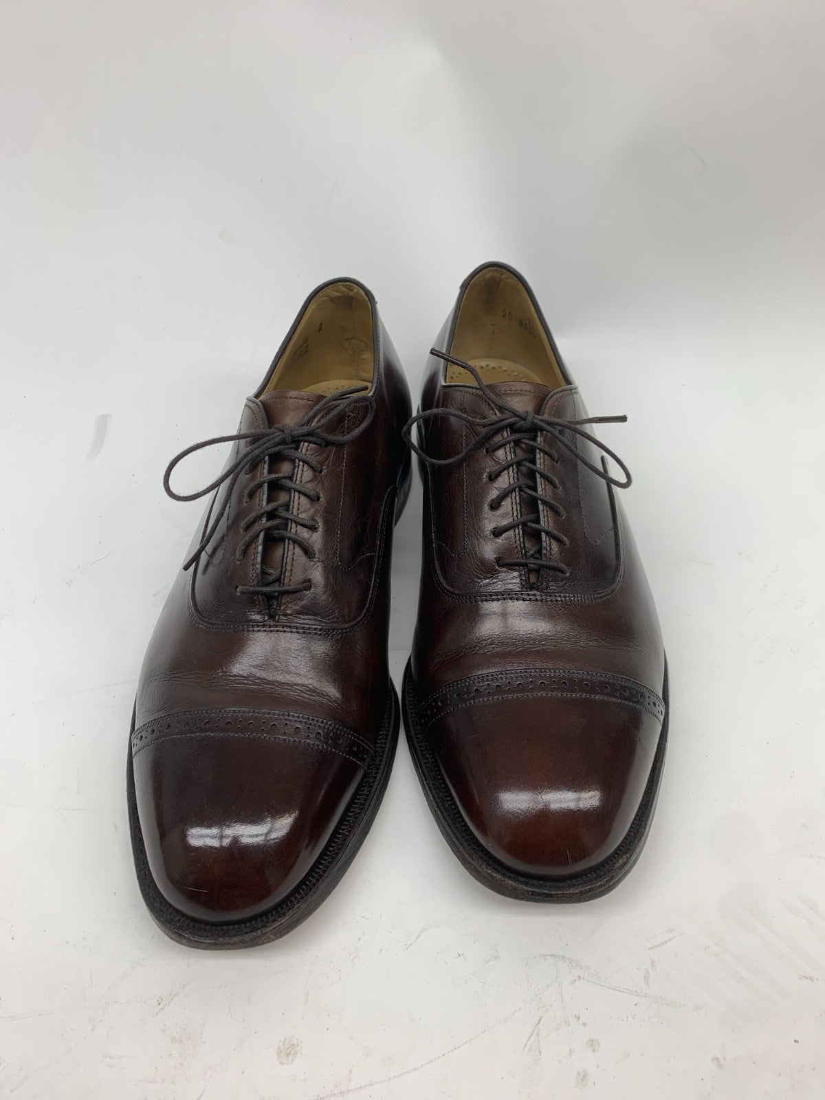 Johnston & Murphy Aristocraft Men's 7.5D Cap Toe Oxford Shoes - Made in USA photo 3