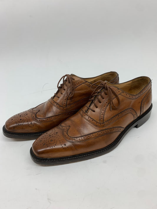 Mercanti Fiorentini 6650 Wingtip Oxford US 12 M Tan/Cognac Leather | Italy photo 2
