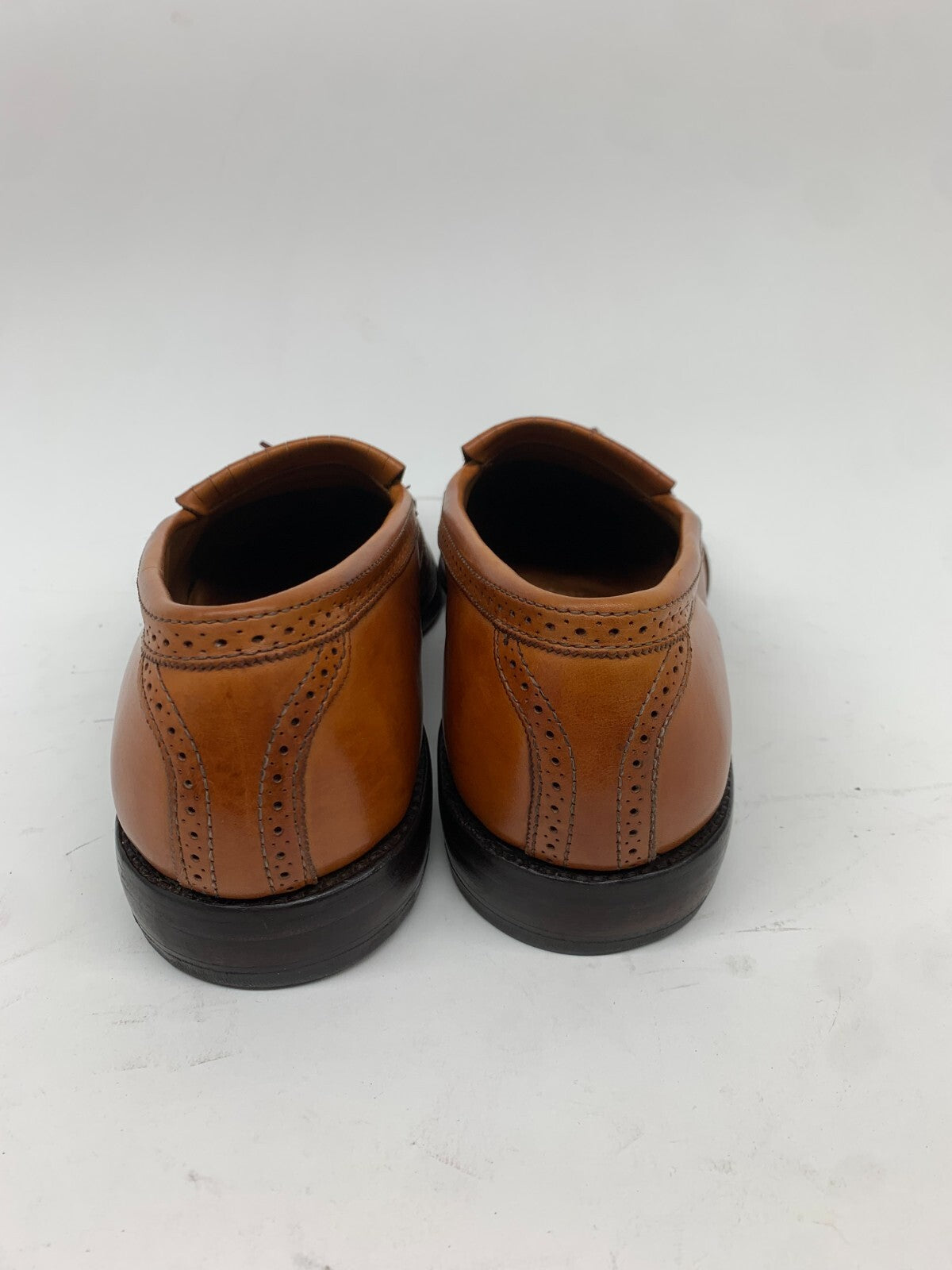 Allen Edmonds Bridgeton Kiltie Tassel Loafer US 11.5 B Tan Brogue | USA photo 4