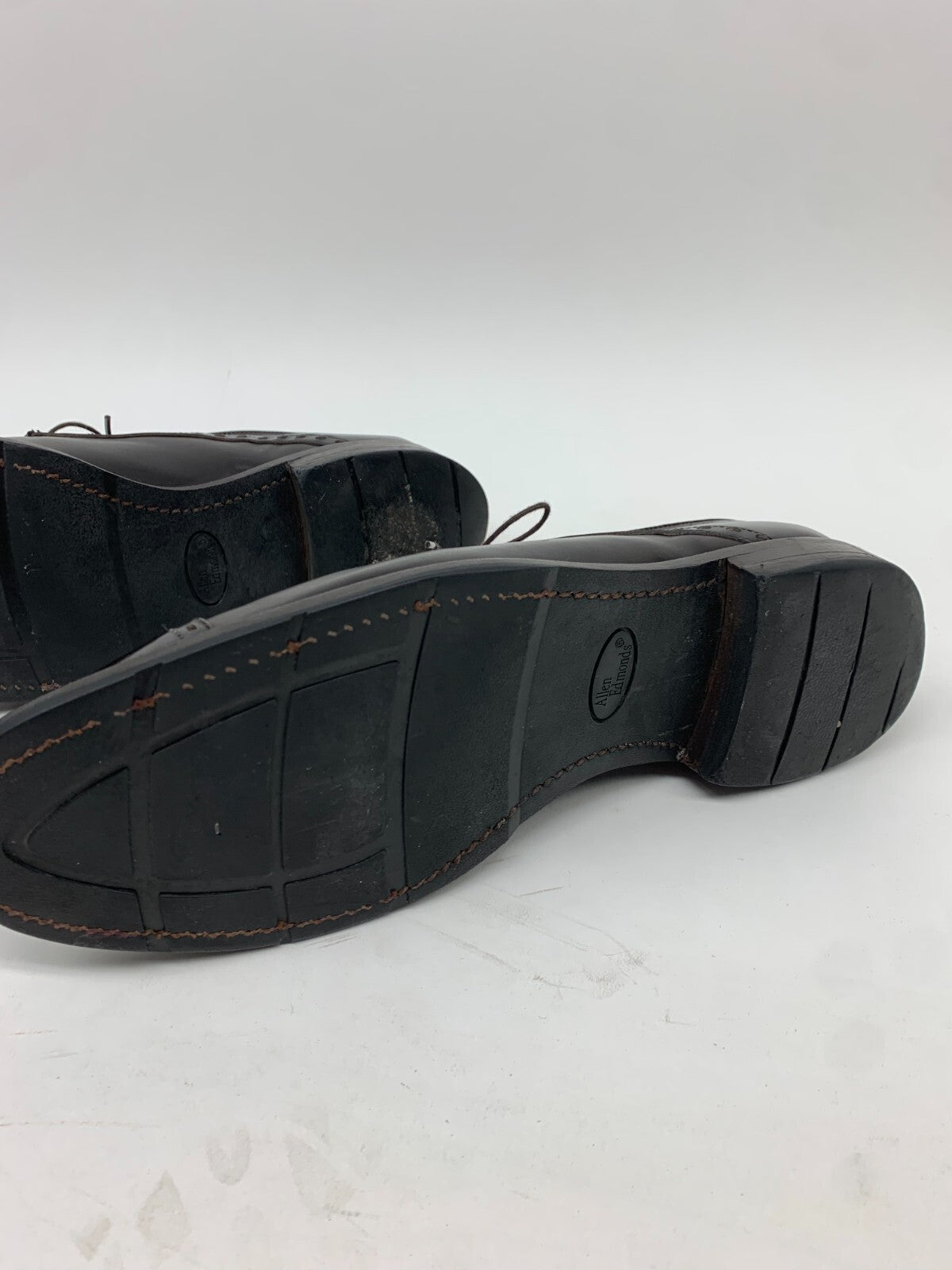 Allen Edmonds Black Cap-Toe Derby Dress Shoes – Size 11 B – Made in USA photo 6