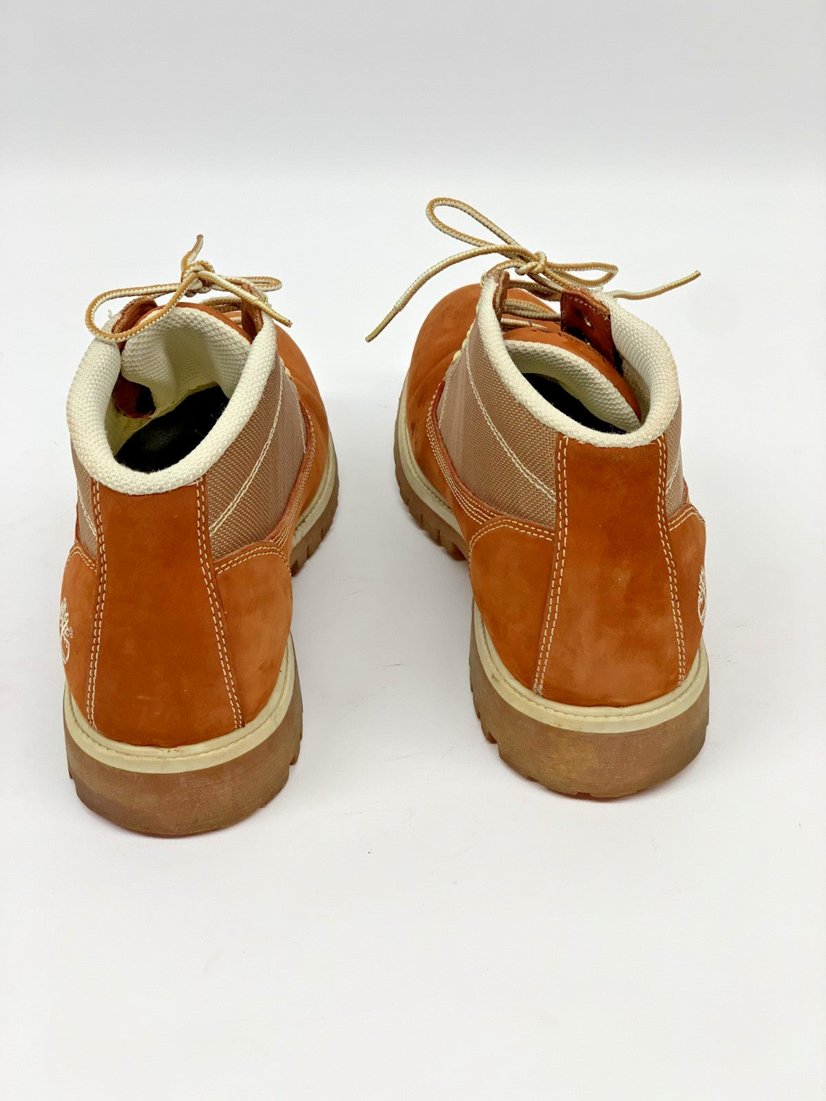 Timberland Men’s Euro Hiker Nubuck & Canvas Mid Boots – Wheat Brown – Size 11.5 photo 5