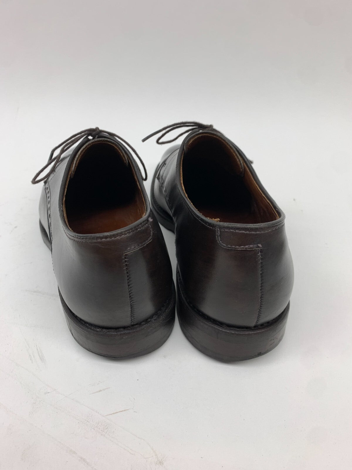 Allen Edmonds Black Cap-Toe Derby Dress Shoes – Size 11 B – Made in USA photo 3