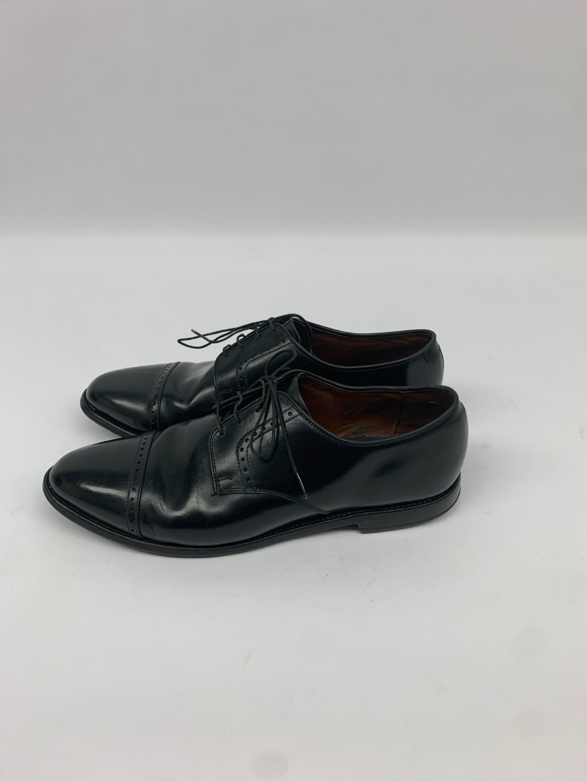 Allen Edmonds Clifton Black Leather Cap-Toe Oxford Dress Shoes Men’s 11.5 D USA photo 3