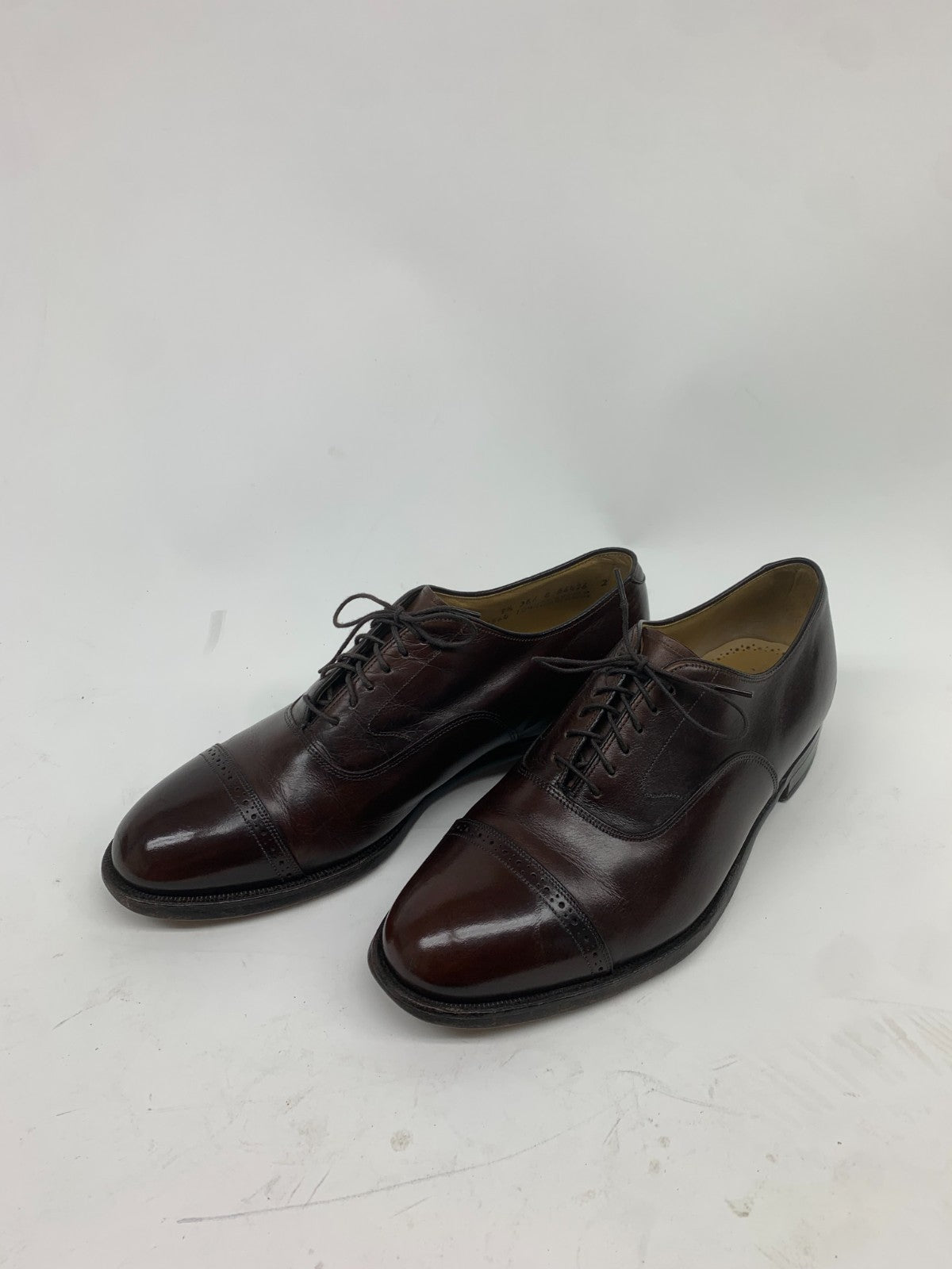 Johnston & Murphy Aristocraft Men's 7.5D Cap Toe Oxford Shoes - Made in USA photo 2