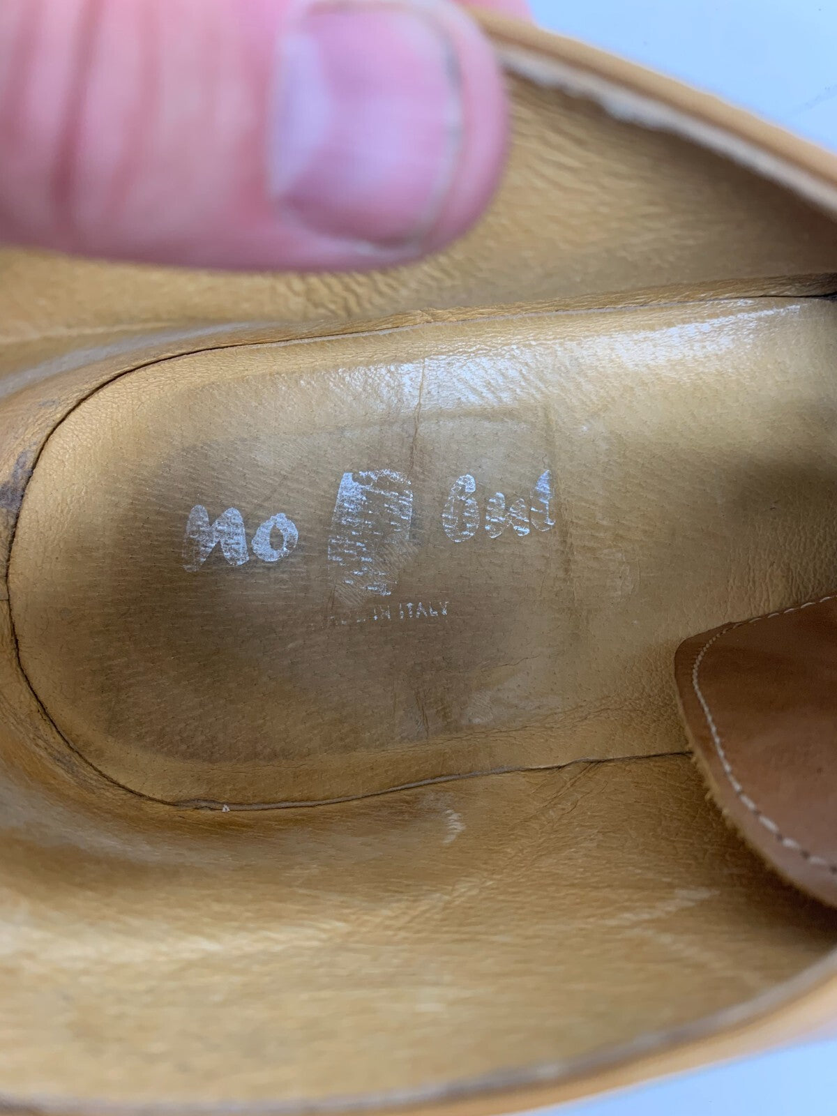 Men’s Tan Leather Moc-Toe Chukka Boots – Made in Italy – Size US 12 / EU 46 photo 7