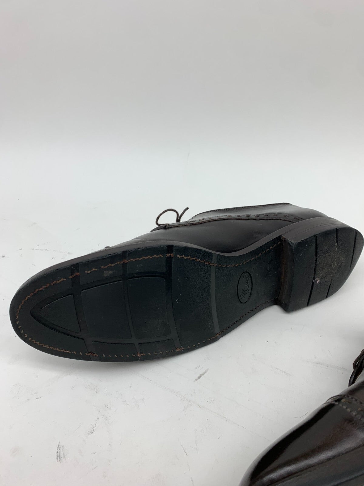 Allen Edmonds Black Cap-Toe Derby Dress Shoes – Size 11 B – Made in USA photo 7